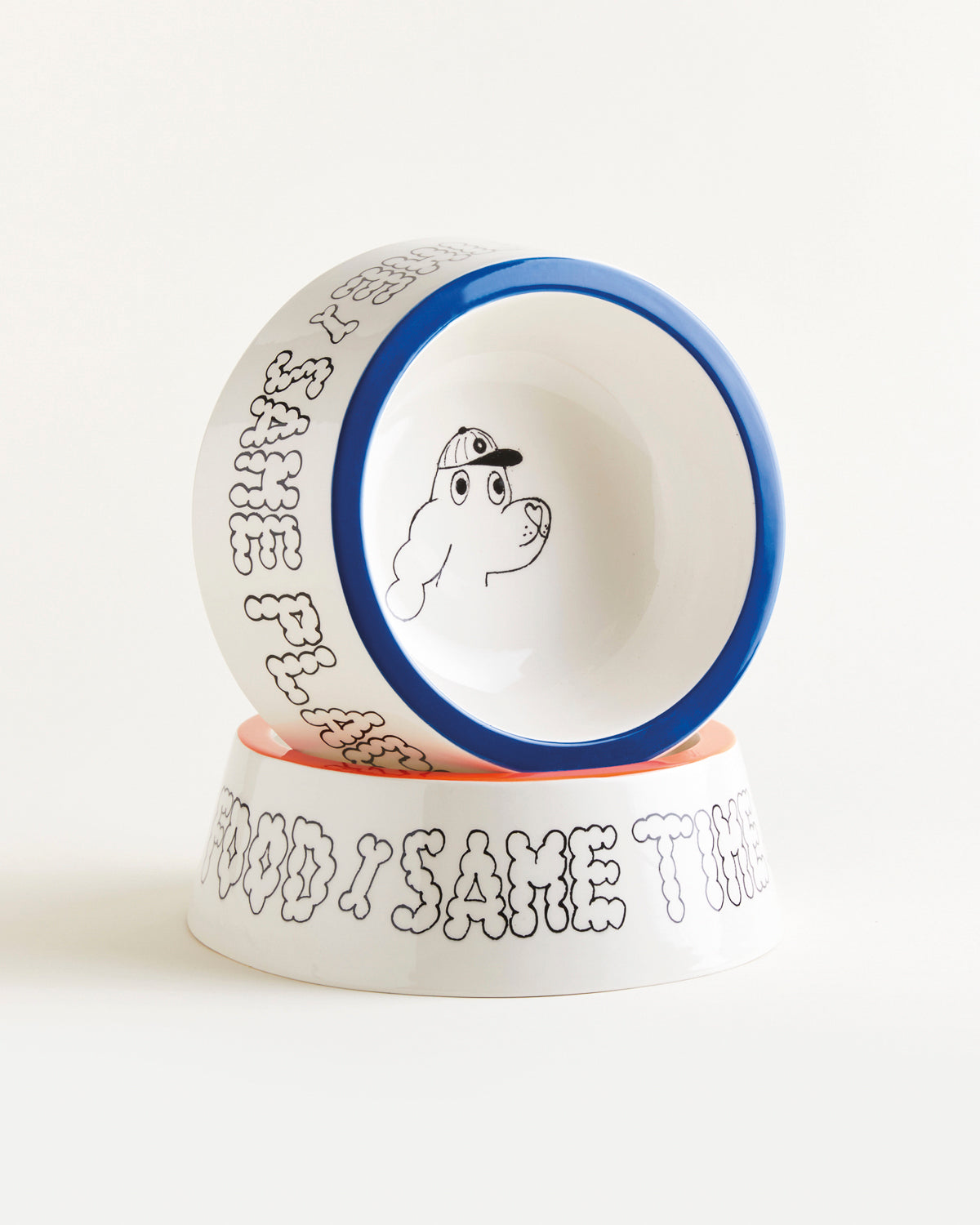 DOG BOWL SET - MEDIUM | Jimu Kobayashi