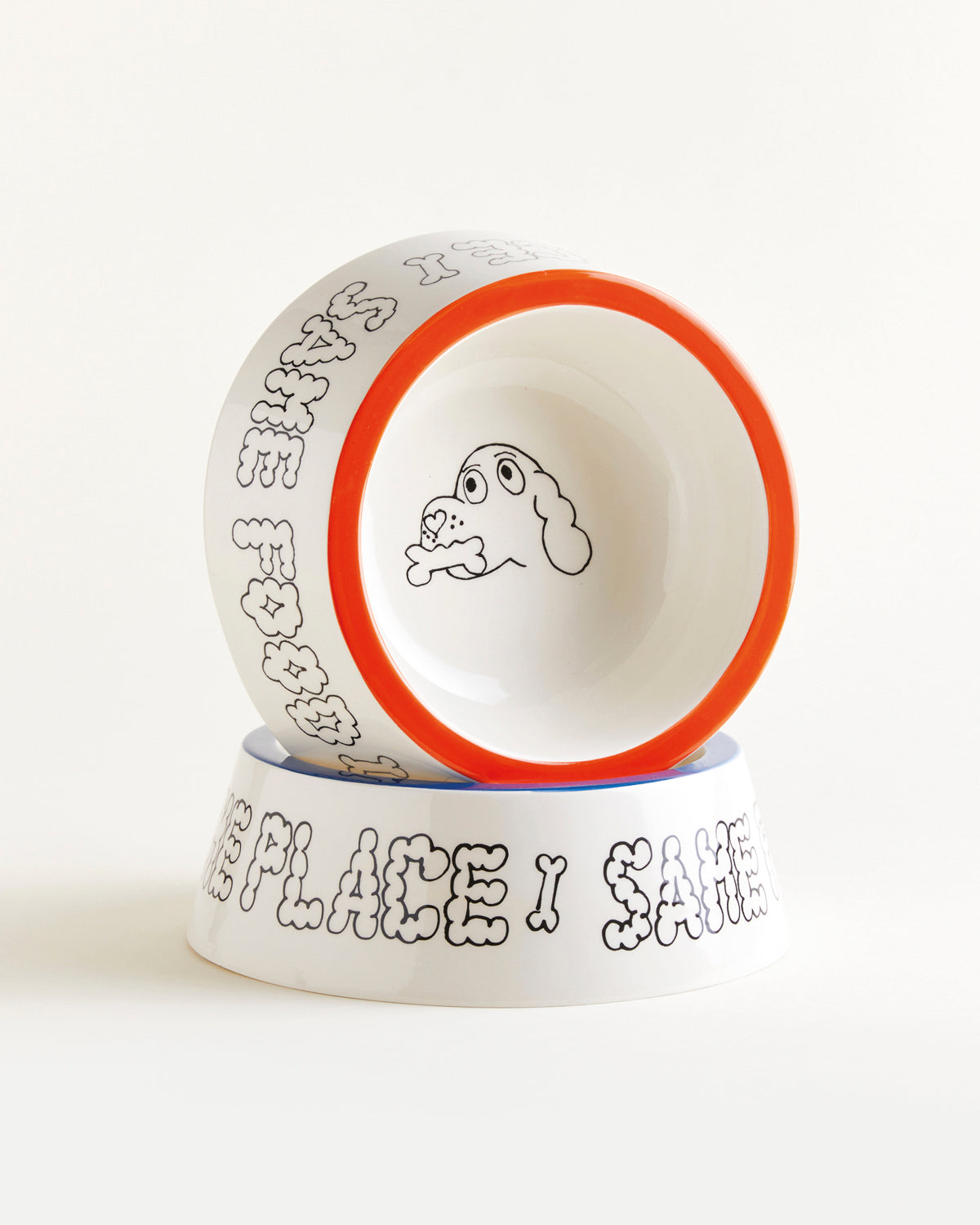 DOG BOWL SET - MEDIUM | Jimu Kobayashi