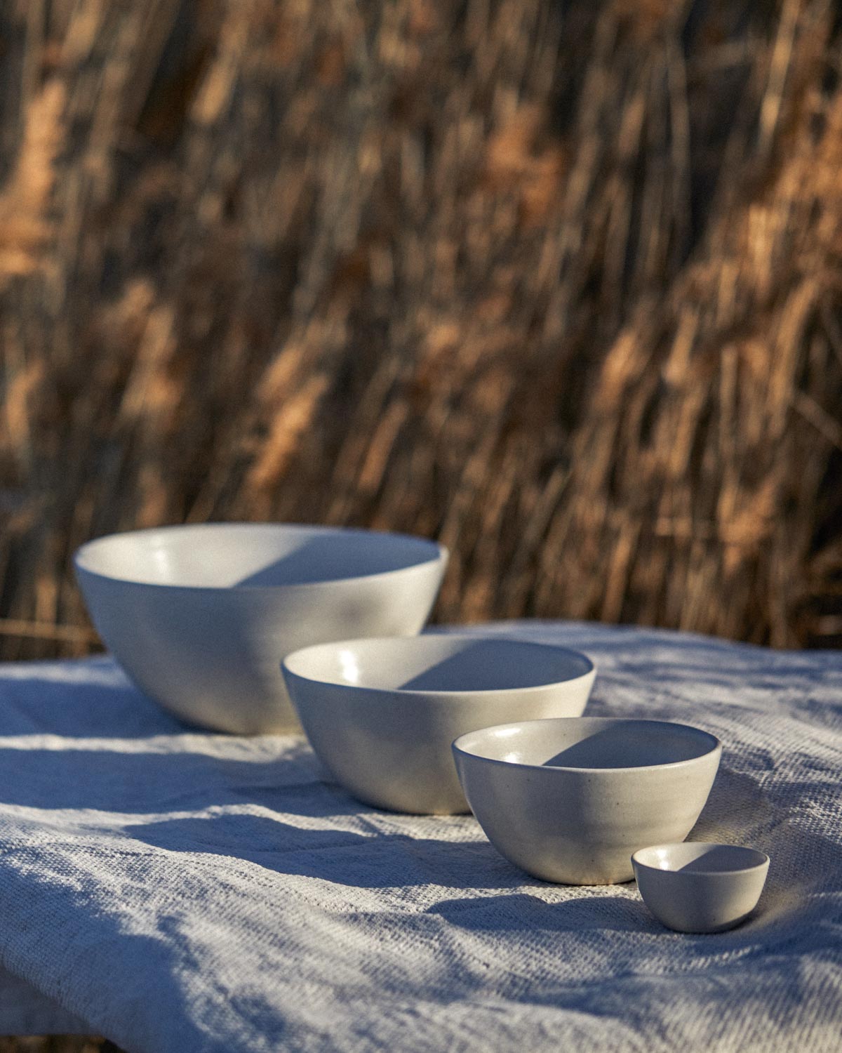 Bowl Set Traditional - Natural White