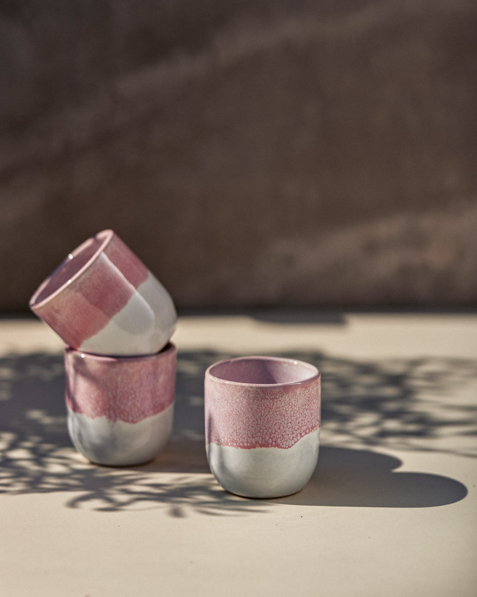 Kaffee-Set Traditionell - Rosé Dipped
