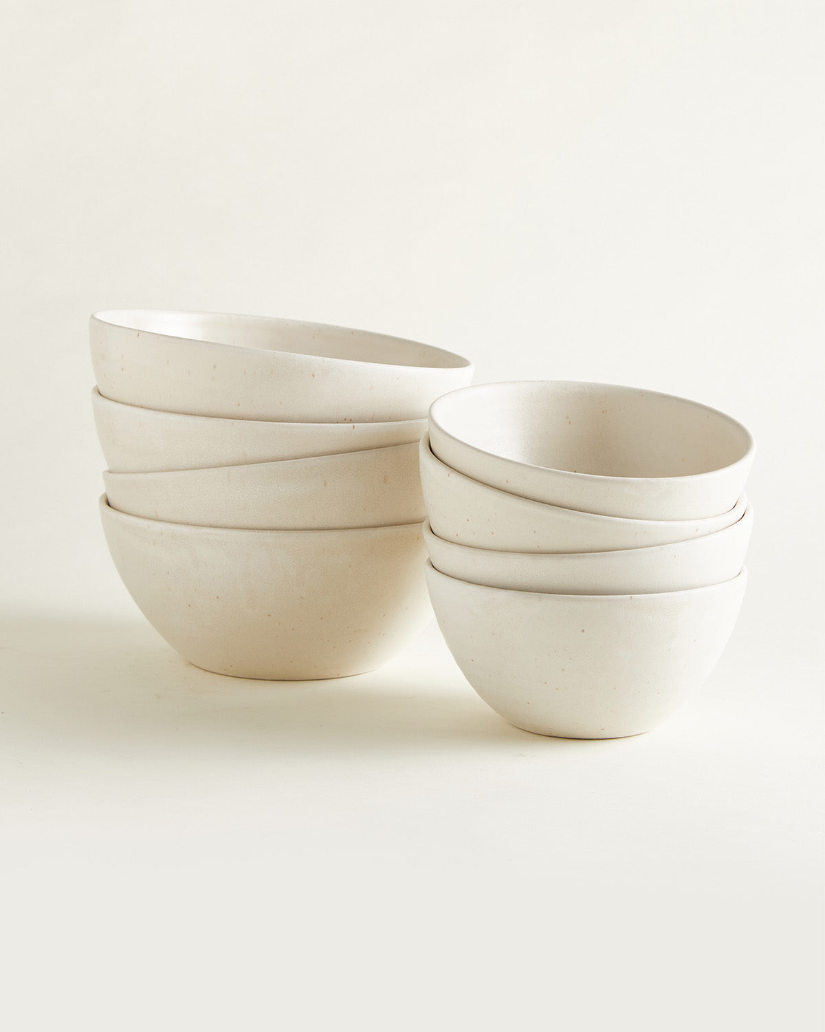 Bowl Set Traditional - Natural White