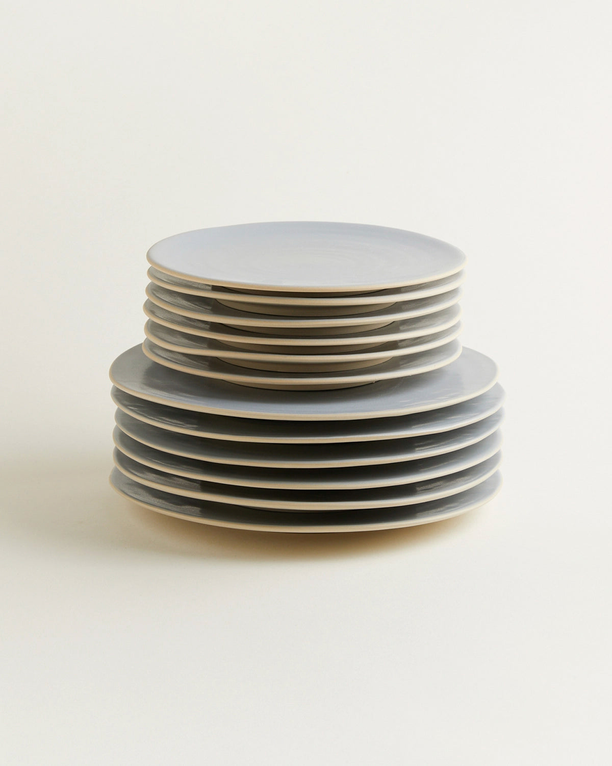 Plate-Set Classic Limited - Dove Blue Inside