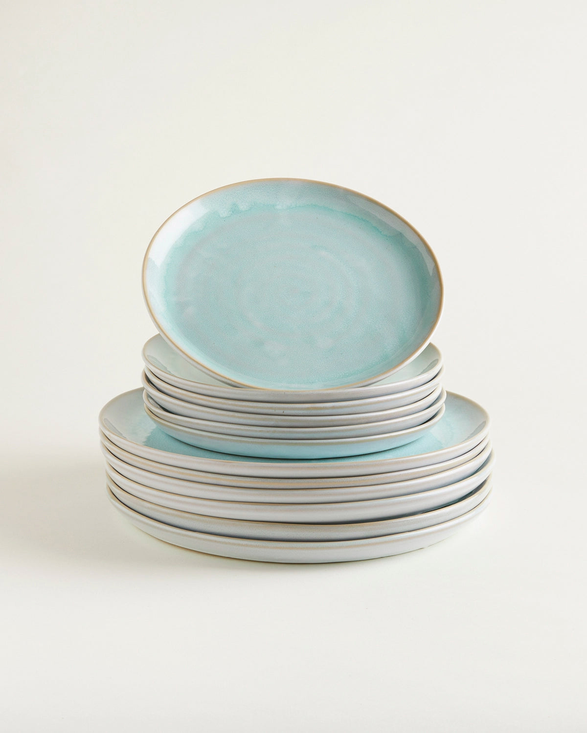 Plate-Set Traditional - Turquoise