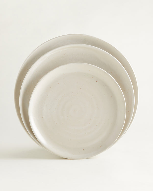 Big Plate (M) - Natural White