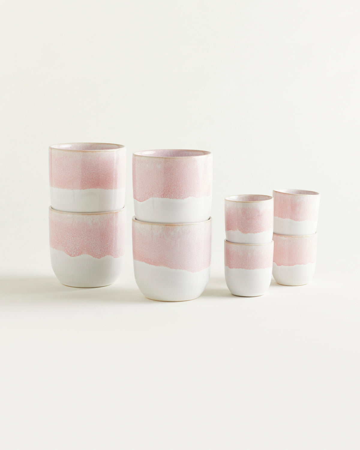 Kaffee-Set Traditionell - Rosé Dipped