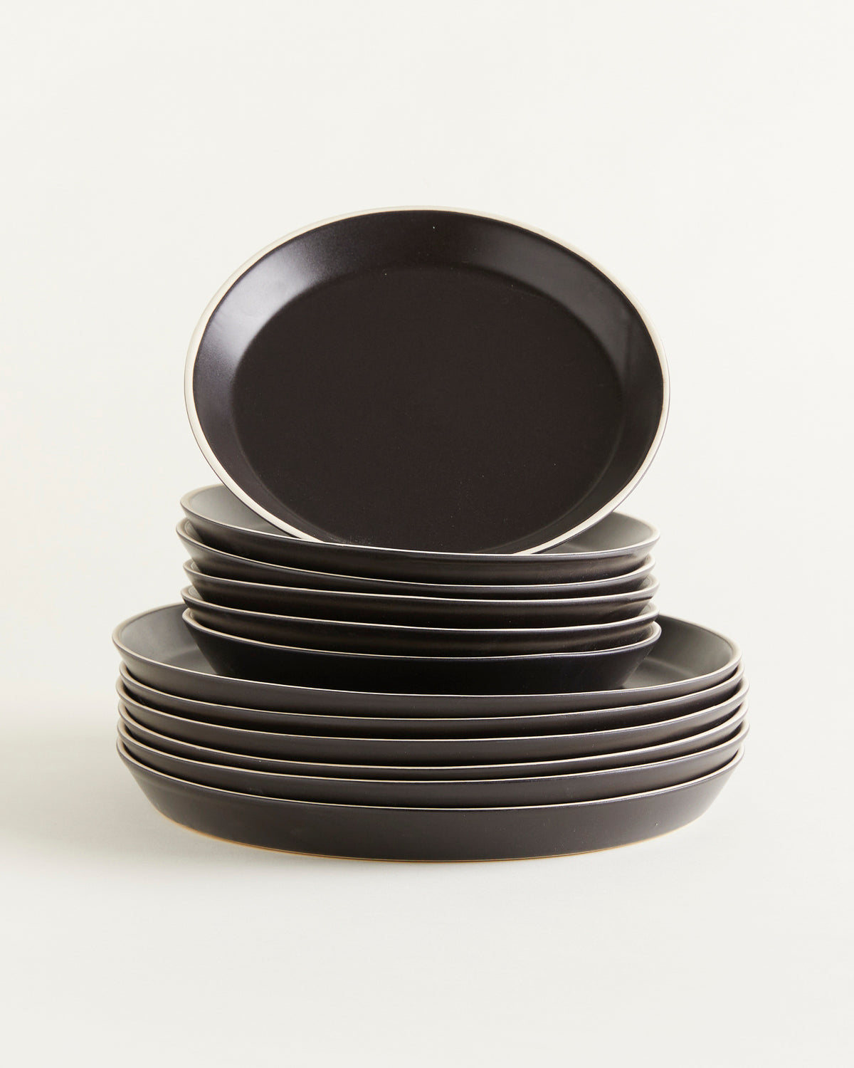 Plate-Set Aberta - Black