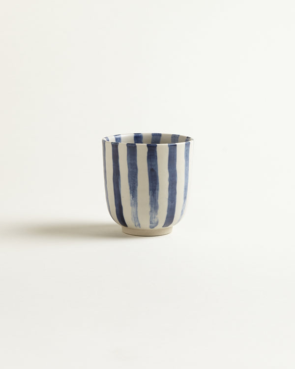 Mug - Blue-White-Striped