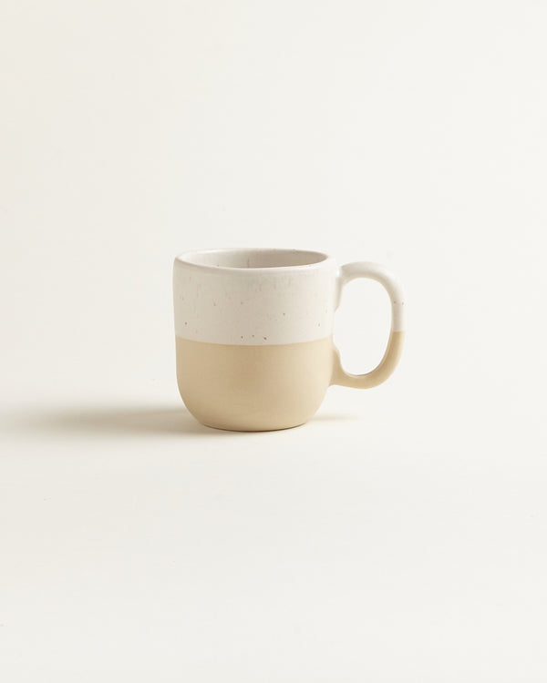 Cup - Natural White Dipped