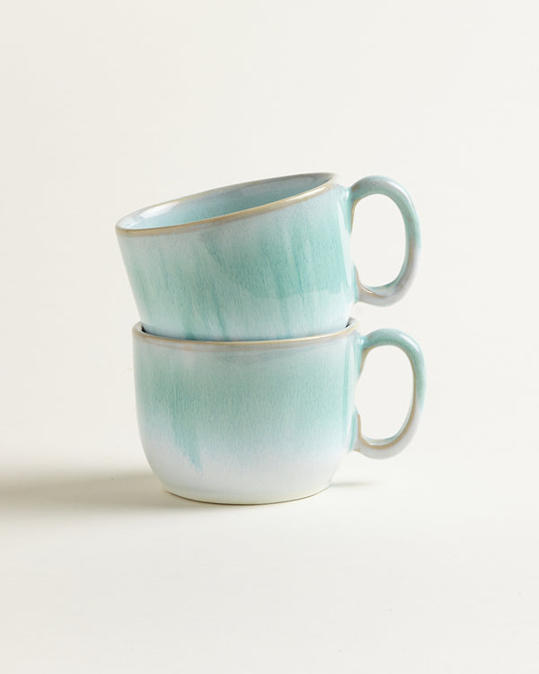Big Cup - Turquoise Dipped