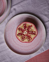 Handgemachte Keramik - Kleiner Teller Rosa