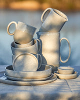 Handgemachte Keramik - Dip Schüsselchen Sand Dipped