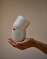 Handgemachte Keramik - Becher Sand