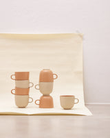 Handgemachte Keramik - Grosse Tasse Karamell
