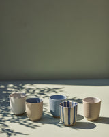 Handgemachte Keramik - Becher Weiss