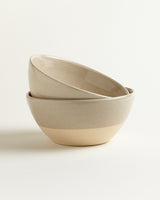 Bowl - Beige Dipped